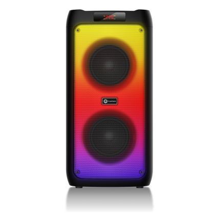CONNECT IT HSP-3050-BK - Enceinte sans fil LED avec un micro 60W/5V 4500 mAh noir + Télécommande