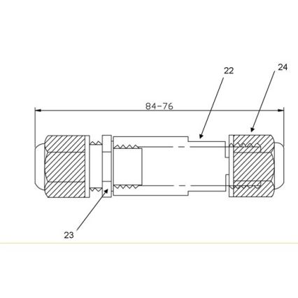 Connecteur de câbles 450V AC/10A IP68