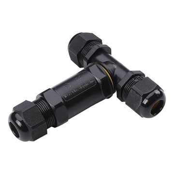 Connecteur étanche IP68 noir
