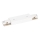 Connecteur pour luminaires dans le système de rail monophase droit + alimentation électrique blanc