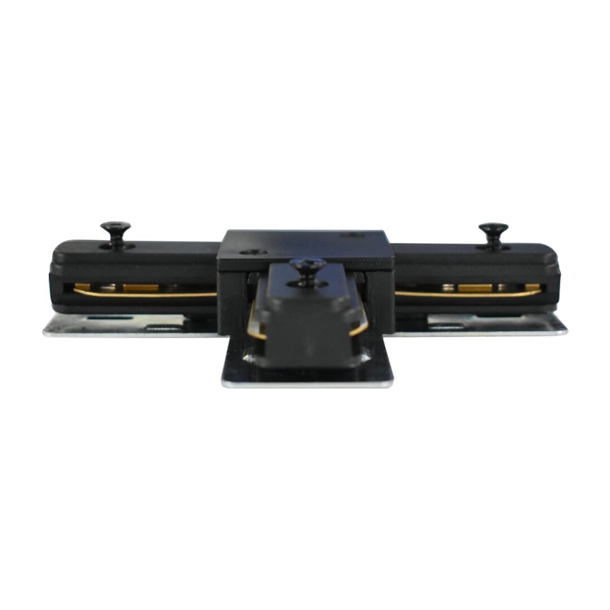 Connecteur pour luminaires dans le système de rail monophase type T noir