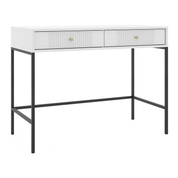 Console LUE 104x50 cm blanche/noire