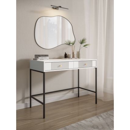 Console LUE 104x50 cm blanche/noire