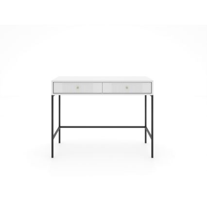 Console LUE 104x50 cm blanche/noire