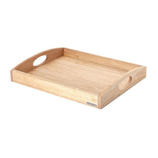 Continenta C3104 - Plateau de service 44x35 cm figue caoutchouc