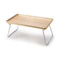 Continenta C3245 - Plateau de lit en hévéa 53 x 32 cm