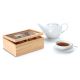 Continenta C3290 - Boîte pour sachets de thé 23x17,5 cm figue caoutchouc