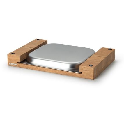 Continenta C4110 - Planche à découper de cuisine avec plateau 39x27 cm chêne