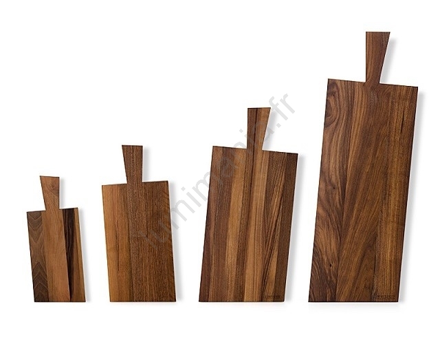 Planche à découper LOG 48 x 36 x 6 cm, bois d'acacia, Continenta