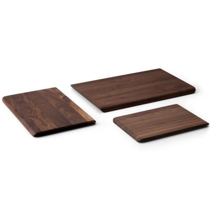 Continenta C4221 - Planche à découper de cuisine 30x20 cm en bois de noyer