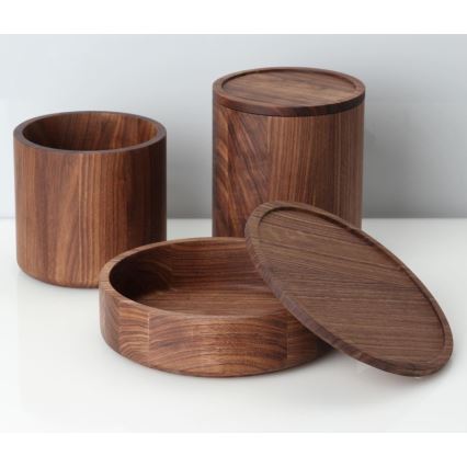 Continenta C4271 - Boîte en bois 19x6 cm en bois de noyer