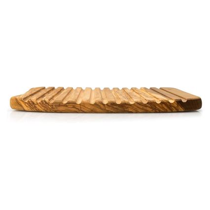 Continenta C4990 - Planche à découper de cuisine pour le pain 37x25 cm bois d'olivier