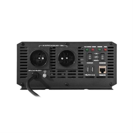 Convertisseur de tension 1000 W, 12 V → 230 V
