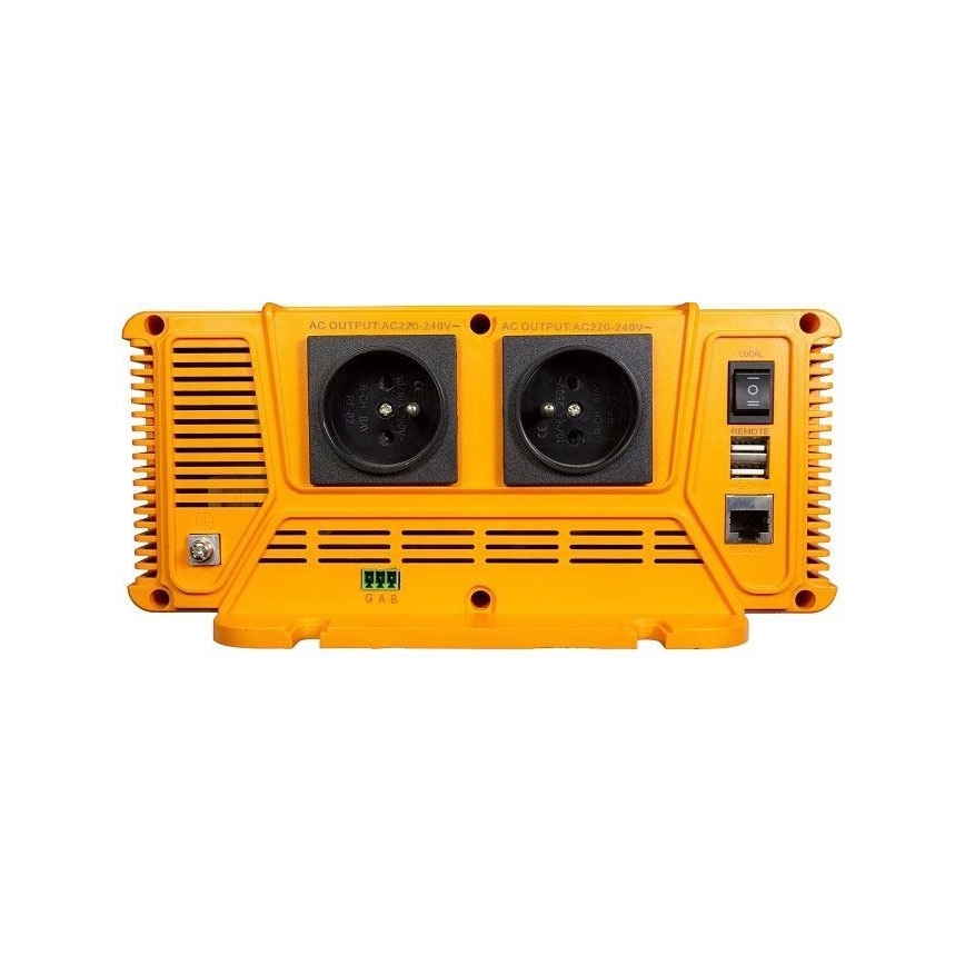 Convertisseur de tension 1200W/12V/230V + télécommande filaire