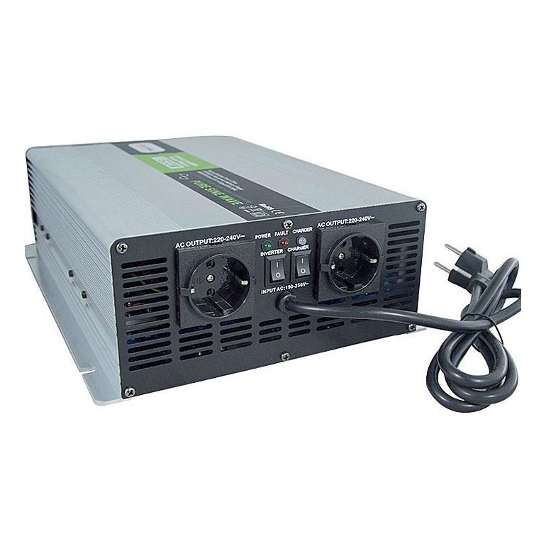 Convertisseur de tension 2000W/24V/230V + UPS