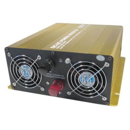 Convertisseur de tension 2200W/12V/230V + USB