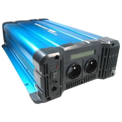 Convertisseur de tension 3000W/12/230V + télécommande