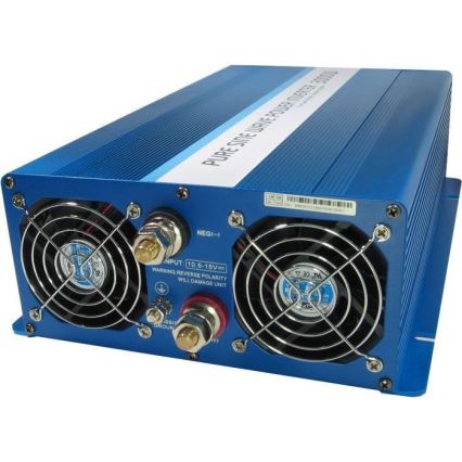 Convertisseur de tension 3000W/12V/230V + télécommande filaire