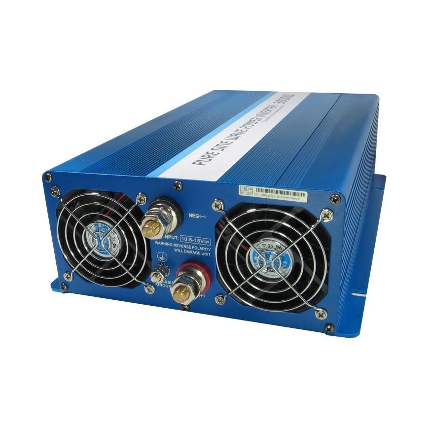 Convertisseur de tension 3000W/12V/230V + télécommande filaire