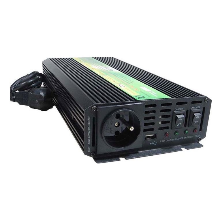 Convertisseur de tension 600W/12V/230V + UPS