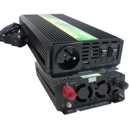 Convertisseur de tension 600W/12V/230V + UPS