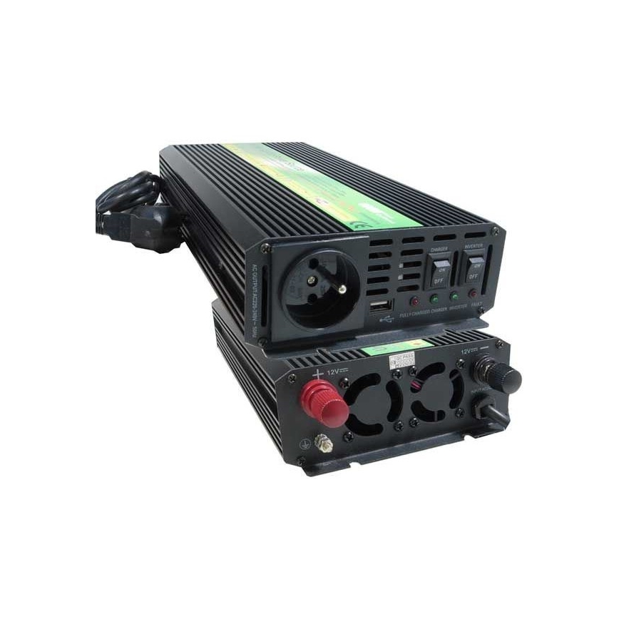 Convertisseur de tension 600W/12V/230V + UPS