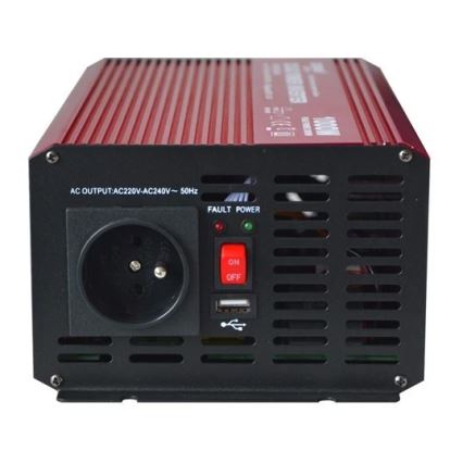 Convertisseur de tension CARSPA 1000W/12/230V + USB