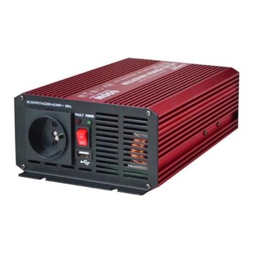Convertisseur de tension CARSPA 600W/12/230V + USB
