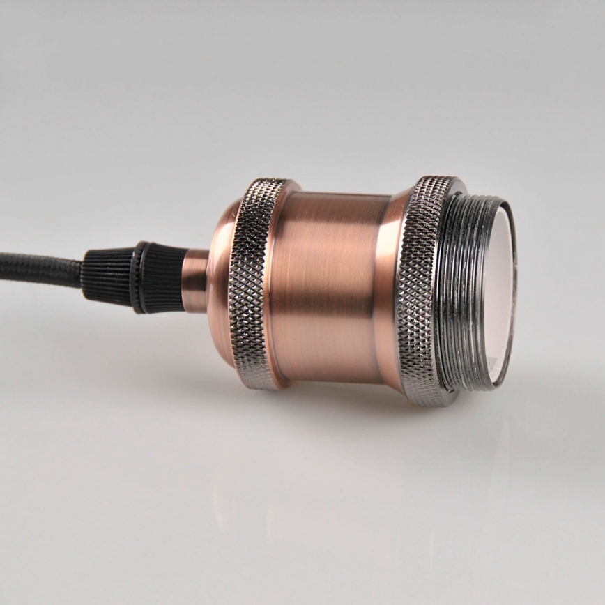 Cordon d'alimentation 1xE27/20W/230V cuivre