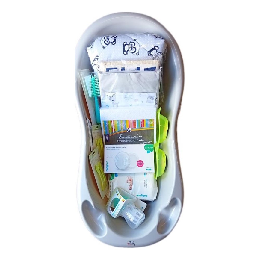 COSING - Ensemble de démarrage 16 pièces pour nouveau-nés, gris