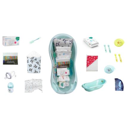 COSING - kit de démarrage 16 pièces pour nouveau-né, coloris menthe