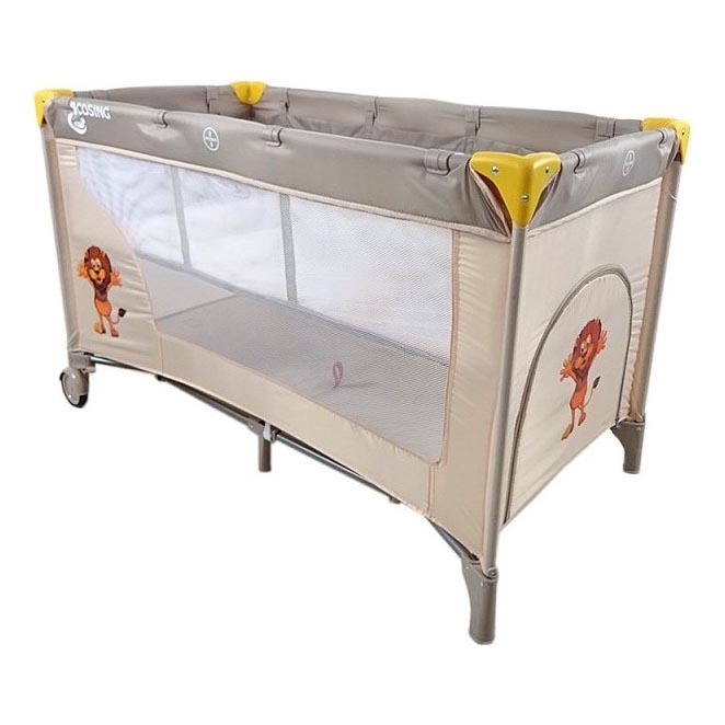 COSING - Lit de voyage réglable ADAM Lion Beige