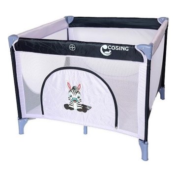 COSING - Parc pour bébé EMA Zebra Grey