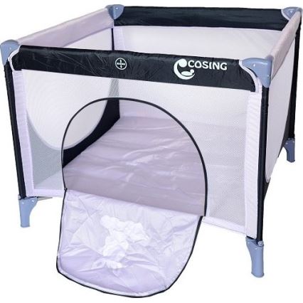COSING - Parc pour bébé EMA Zebra Grey