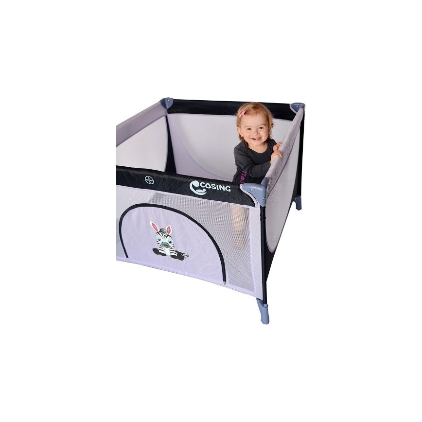 COSING - Parc pour bébé EMA Zebra Grey