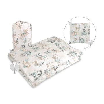 COSING - Sac de couchage de voyage avec oreiller motif Zoo