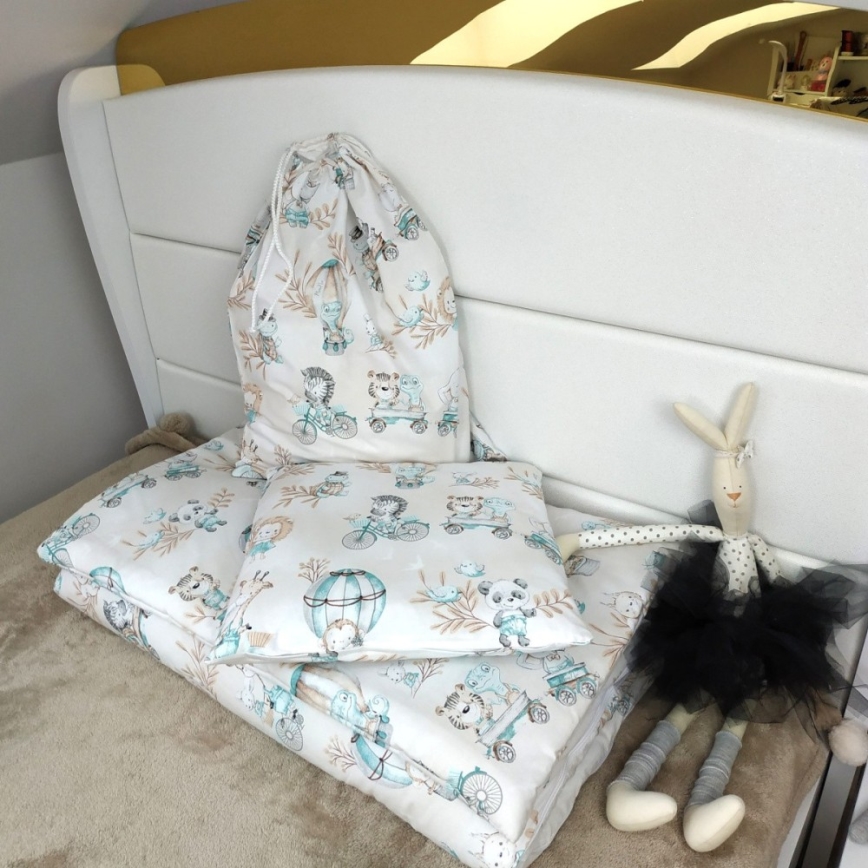 COSING - Sac de couchage de voyage avec oreiller motif Zoo