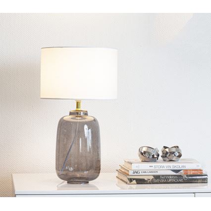 Cottex - Lampe de table BLAKE 1xE27/8W/230V grise