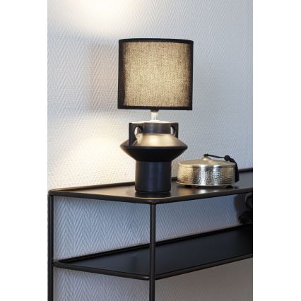 Cottex - Lampe de table MATEO 1xE14/8W/230V noire