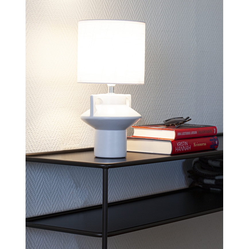 Cottex - Lampe de table MATEO 1xE14/8W/230V blanche