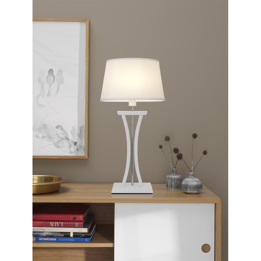 Cottex - Lampe de table NEW CHELSEA 1xE14/40W/230V blanche