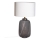 Cottex - Lampe de table BLAKE 1xE27/8W/230V grise