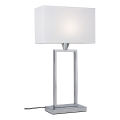 Cottex - Lampe de table KENSINGTON 1xE14/40W/230V argentée