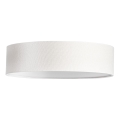 Cottex - Plafonnier ABBIE 2xE27/8W/230V Ø 38 cm blanc