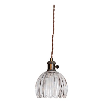 Cottex - Suspension sur câble NORA 1xE14/5W/230V transparente