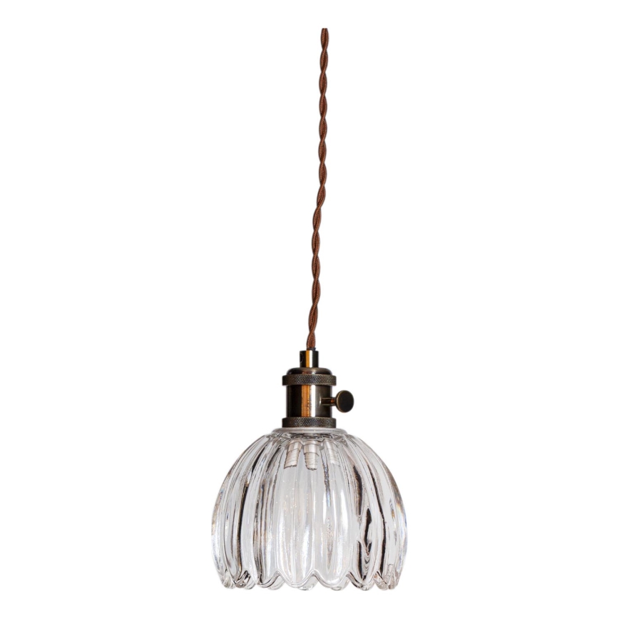 Cottex - Suspension sur câble NORA 1xE14/5W/230V transparente