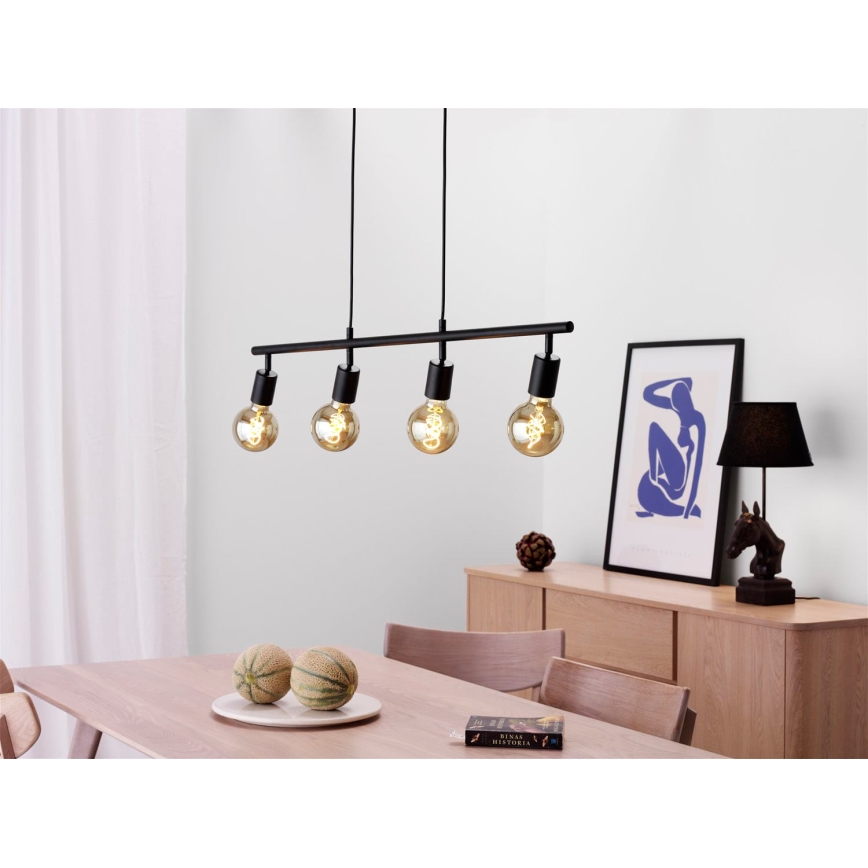 Cottex - Suspension sur câble ARC 4xE27/60W/230V