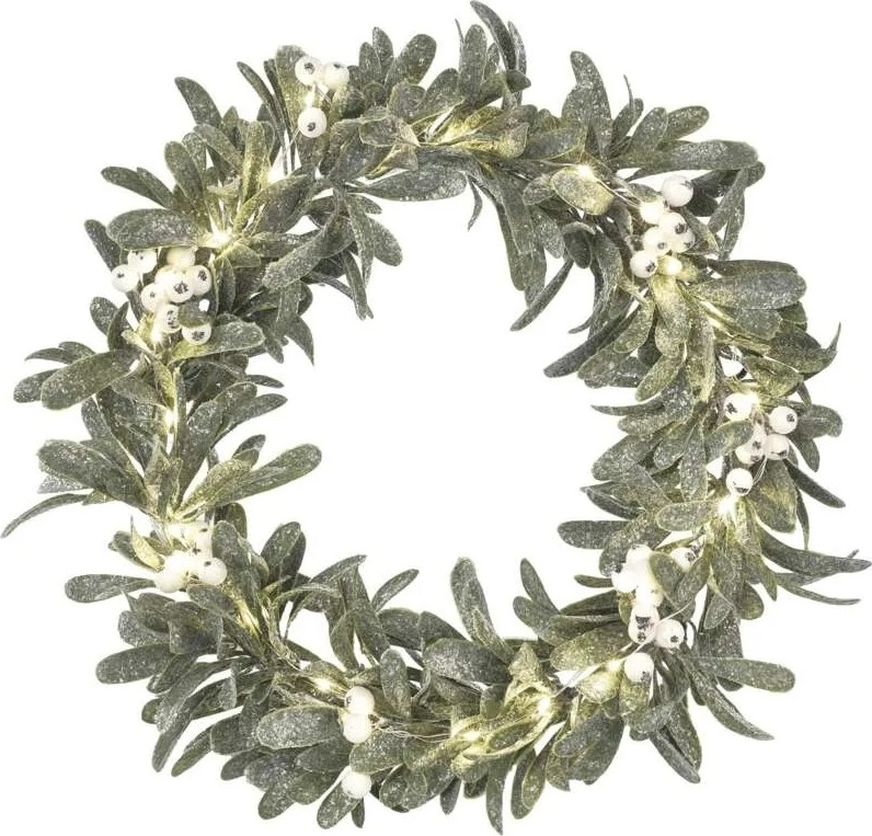 Couronne de Noël à LED 25xLED/3xAA Ø 35 cm