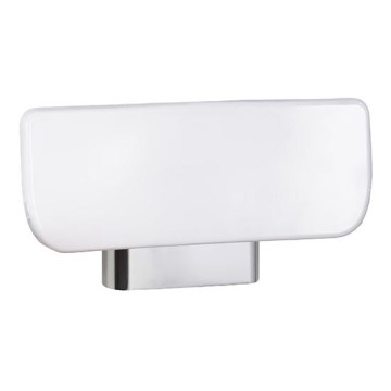 Coussin d'appui 34x18,5 cm argenté/blanc