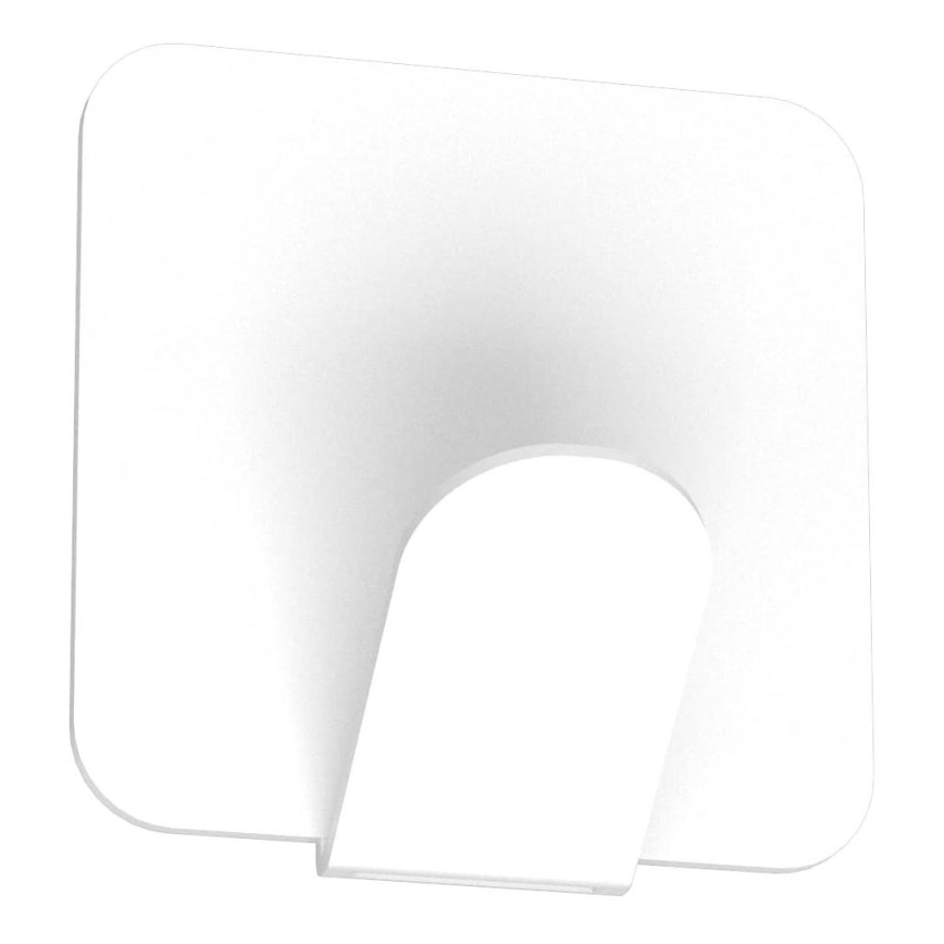 Crochet mural 4x4 cm blanc